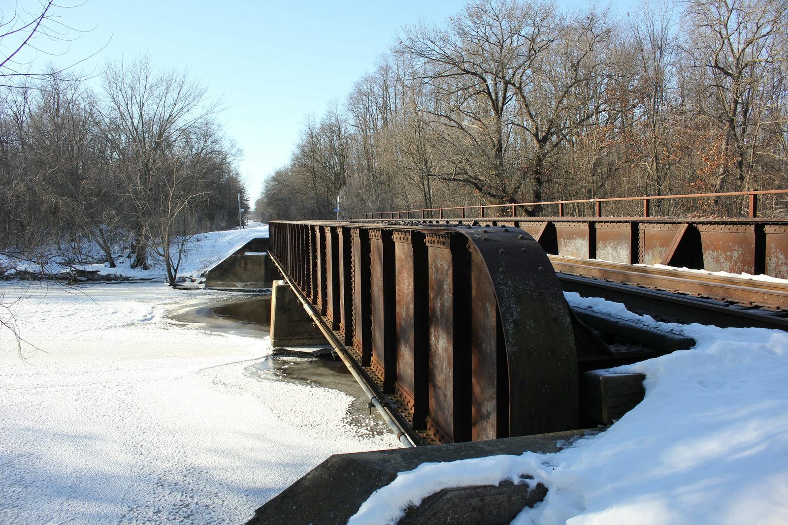 Looking south